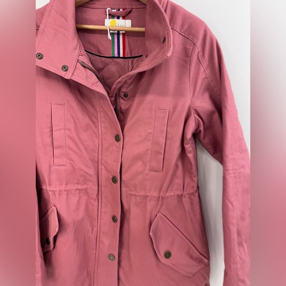 Boden Kentwell Parka Coat Jacket Dusty Rose Pink US Size 4 - Picture 6 of 12